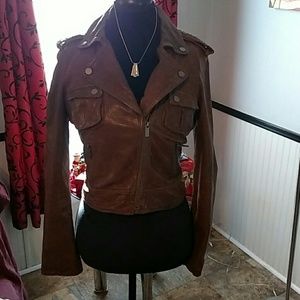 Bebe leather jacket